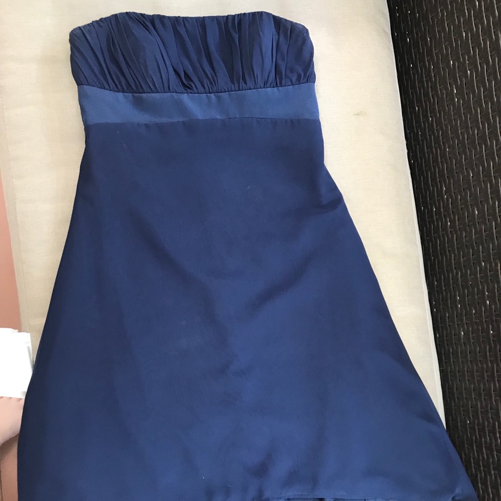 💙 Alfred Angelo Tea Length Strapless Dress